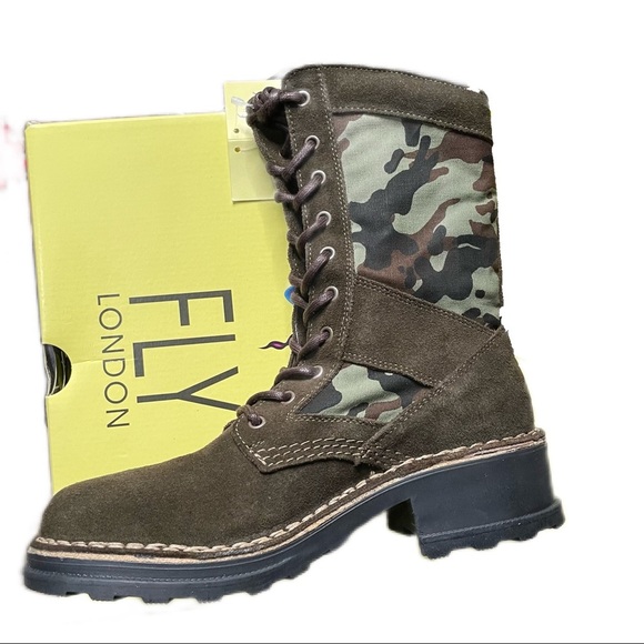 Fly London Womens Lace Up Boot Toro Nordstrom Sold Out Chunky Sole Alternative - Picture 7 of 7